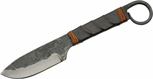 Szco Supplies 9" Hand Forged Medieval Style Hunting Knife with Sheath,Black by SZCO Supplies