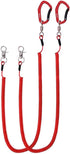 HERCULES M4 Fishing Lanyard, Heavy Duty Retractable Coiled Tether, Kayak Paddle Leash for Fishing, Rods, Pliers