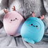 SHUOCONG Cartoon Water Injection U-Shaped Heating Bag Silicone Hot Bottle Warm Supplies Hand Warmer Cute