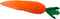 Pet Lou Durable Plush Multi-Squeaks and Crinkle Dog and Cat Toys - Vegetables and Rabbit Collection (L-Orange, 29-Inch)