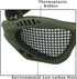 Safety Mesh Goggles - Anti Fog for Outdoor Games Sports Paintball Riding Cycling
