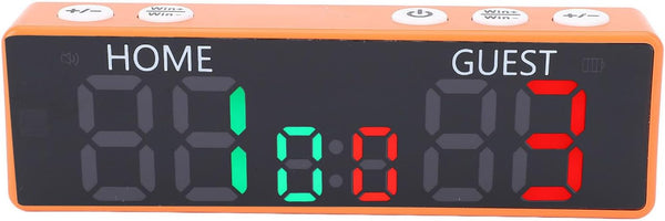 V30 Mini 6-Digit Digital Scoreboard with Buzzer, Portable Rechargeable Tabletop Score Keeper