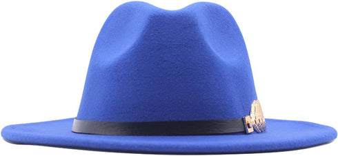 YOLAI Womens Men British Bowler Hat Panama Church Hats Wedding Party Sun Hat Sunscreen Bucket Hats with Belts