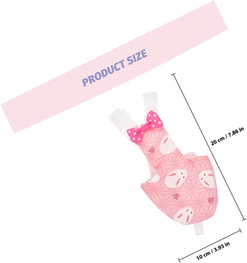 Reusable Parrot Flight Suit Bird Diaper Clothes Lightweight Breathable Soft Easy Wear for Pet Birds for Parties