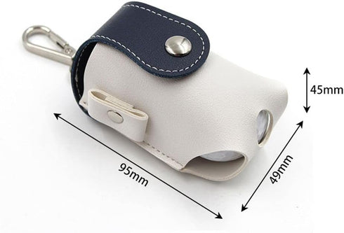 HomeSoGood Portable Golf Ball Pouch, PU Leather Hang on Waist Gift for Golf Tees