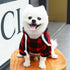 Big Dog Winter Coat, Pet Plaid Hoodie Jacket, Reversible Vest for Cold Weather, Medium Large Dogs (XX-Large, Red)