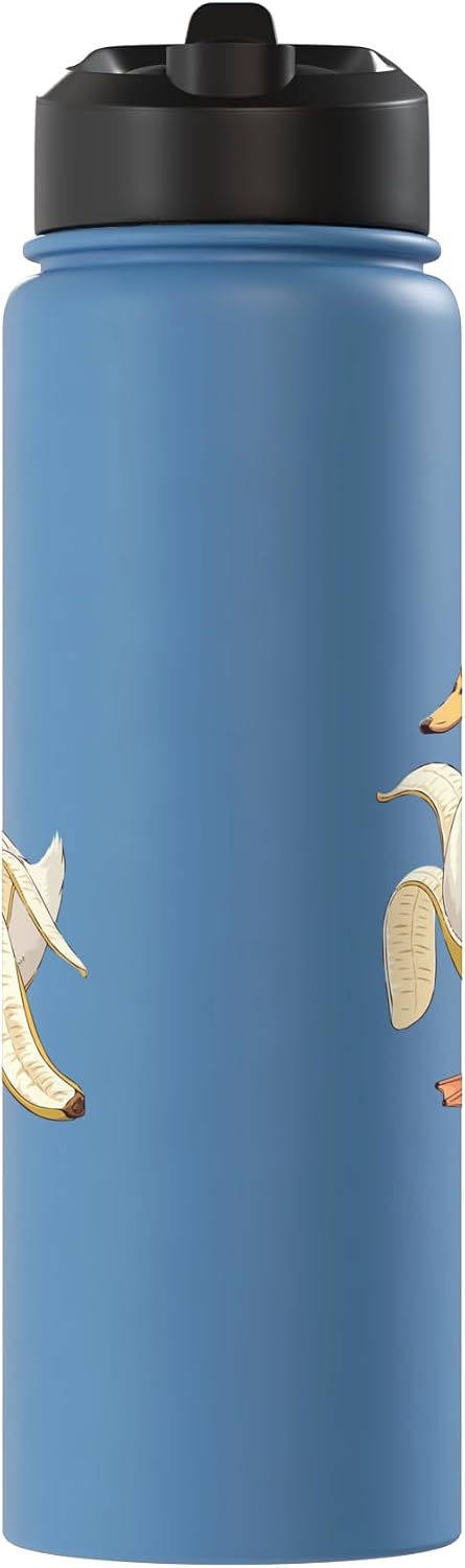 Funny Banana Jokes Fruit Lover SteMi Apparel Funny Banana Pun Fruit Lover Banana Jokes Stainless Steel Insulated Water