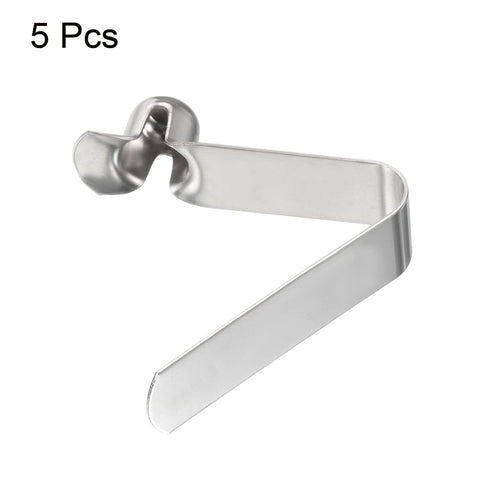 PATIKIL 8.3x8mm Kayak Paddle Snaps, 5 Pack Pole Push Button Spring Clips for Camping Awning Tent Pole