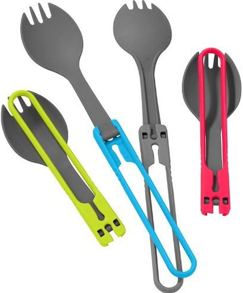 MSR 4-Piece Folding Camping Spork Set by MSR