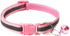 CHBORCHICEN 2-Pack Adjustable Cat Collar with Bell, Footprint & Reflective Design for Dogs and Cats (X-Small, Pink)
