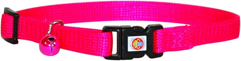 Hamilton Cat Collar, Adjustable Break-A-Way, Hot Pink, 3/8" Wide