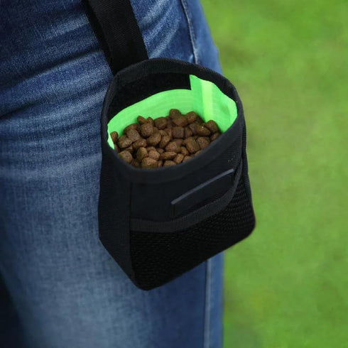 XGOPTS Dog Treat Pouch for Training, Easily Carries Pet Kibbles Treats, Food Storage Container for Walking
