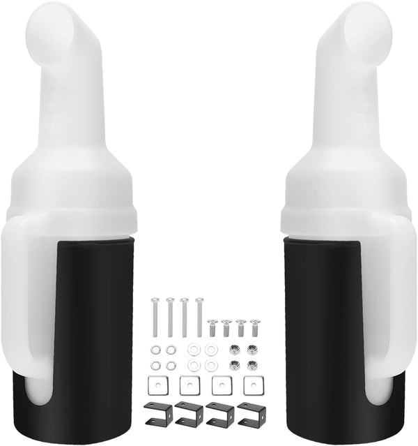 Roykaw Golf Cart Sand Bottle with Holder, Universal Divot Filler Compatible with EZGO, Club Car, Yamaha Models, Large