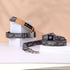 Premium Dog Combo Collar & Leash Set, Durable Metal Buckle, Fashionable Recycled Webbing, Size S, Bamboo