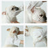 Winter Nessity for Senior Dogs: 10pcs Free Rinse Dog Wipes, Grooming Gloves and Pet Wipes with Lotion Formula