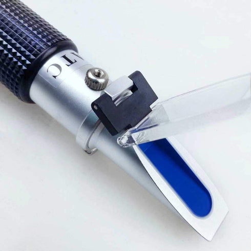 Aquarium Salinity Refractometer with ATC Function, Saltwater Test Kit for Seawater, Dual Scale