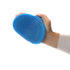 Emours Dog Grooming Brush, Pet Shampoo Bath Brush, Soothing Massage Rubber Comb with Adjustable Ring Handle for Dogs