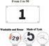 Marathon Race Bibs with Large Numbers - Waterproof Tyvek for Events