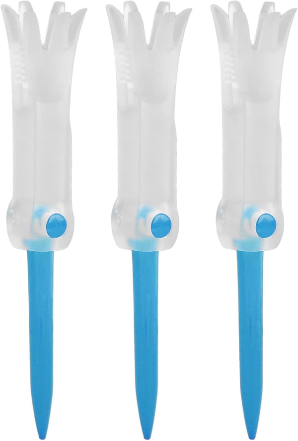 Pilipane Foldable Training Golf Tee, 3.3in Professional Golf Tees, Pack of 3 Anti Flying Accessories