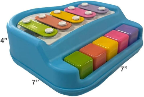 Musical Chimes Piano Toy for Small Pets - Dogs, Cats, and More