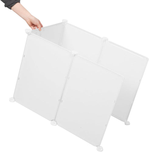 3 Litter Box Splash Guard: Pee Pad Holder High Edge Dog Crate Guard Puppy Training Fence - Sides Leak Proof Potty Pad