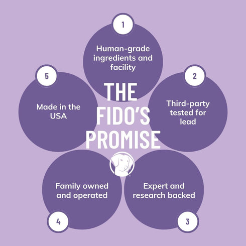 Fido's Simply Bone Broth for Dogs - Grass-Fed Beef Bone Broth Powder - 60 Scoops - Supports Joints + Gut Health