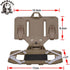 SINAIRSOFT Tactical Vest Phone Holder, MOLLE Plate Carrier Phone Mount for Folded Navigation Board