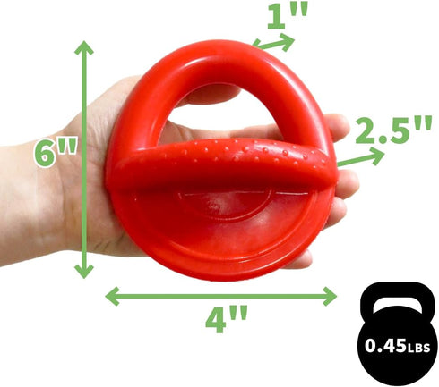 6" 3" 4" Alpha - Pacifier - Durable Long-Lasting Rubber Dog Fetch Chew Toy for Training - Choose Your Color - L W H