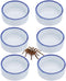 6 Pack Tarantula Ceramic Feeding Bowl, Hermit Crab Water Bowl, Small Reptile Micro Ceramic Food Dish (1.37" D, 0.51" H)