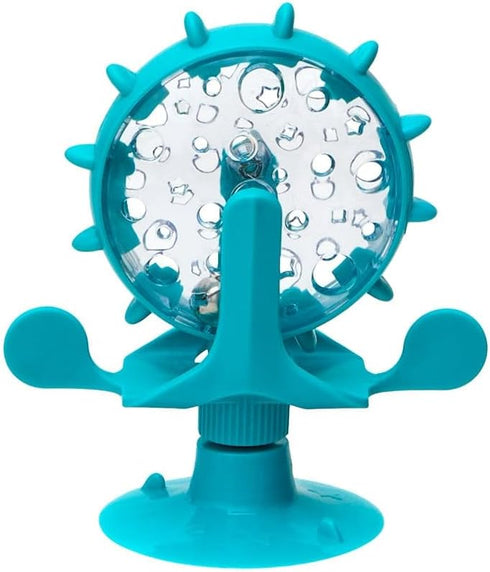 Windmill Treat Dispenser for Cats with Suction Cup