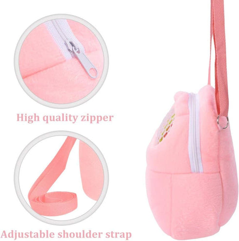 1 PCS Portable White Mesh African Hedgehog Hamster Carrier Bag | Breathable Pet Dog Handbag, Puppy Cat Travel (M)
