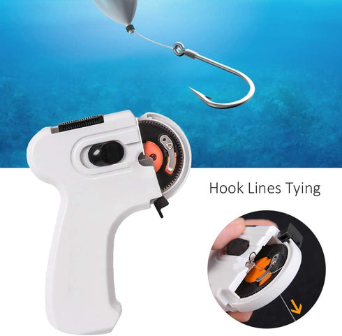 Keenso Fishing Knot Tying Tool, Automatic Electric Hook Tier Machine for Fast Hook Lines Tying