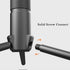 MOPFOL (17cm/6.7in Aluminum Tripod Light Stand Foldable & Adjustable Lantern Pole with Phone Holder for Camping, Hiking