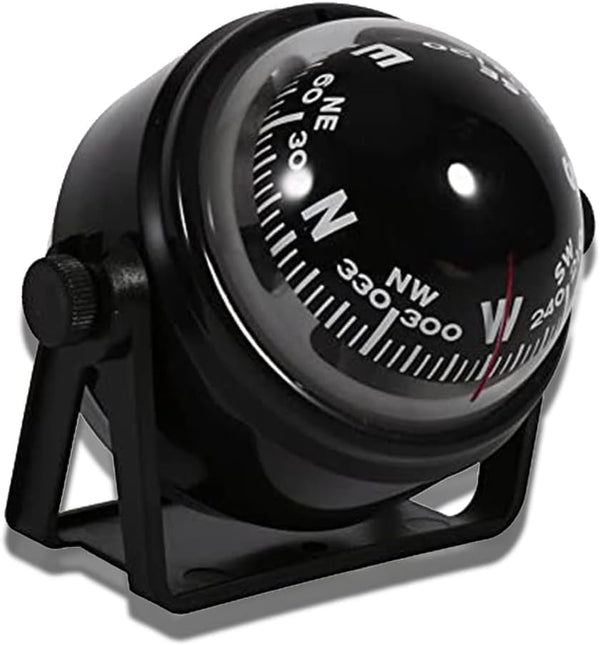 Kodrily Car Compass Marine Dash Mount, LED Boat Compasses with Adjustable Mounting Bracket,