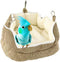 QBLEEV Bird Nest House Winter Warm Bed for Cage, Hanging Hammock Snuggle Hut Tent for Parrot Accessories