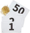 Running Race Bibs Large Numbers with Safety Pins for Marathon Race Events-