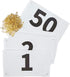 Running Race Bibs Large Numbers with Safety Pins for Marathon Race Events-