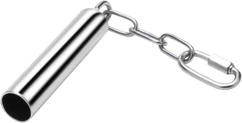 Stainless Steel Bell Toy for Bird Cage - Hanging Bite Toy for Parrot, Parakeet, Budgie, Cockatiel (2 PCS-S)