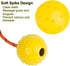 2 Pack Dog Ball, K9 Ball on Rope for Fetch, Reward, Play (6cm)