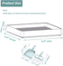 22x18 inches Petlex Rabbit Litter Box with Grate, Extra Large Rabbit Litter Pan for Cage, Bunny Restroom Litter Tray