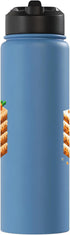 Carrot Cake Passion Cake Dessert Baking Designs 8 Carrot Cake Bit Stainless Steel Insulated Water Bottle