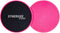 Synergee Core Sliders, Dual Sided Use on Carpet or Hardwood Floors for Abdominal Exercise Equipment