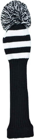 Stripes Knitted Golf Club Head Covers 3 Piece Set for 1, 3, 5 Drivers, Fits 460cc