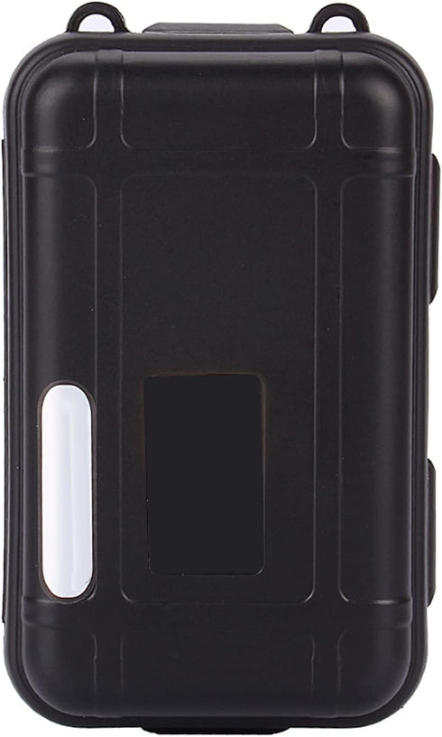 Outdoor Waterproof Shockproof Box, Black | Airtight Survival Case Container for Camping Fishing (S)