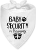 Vgrti Baby Security in Training Funny Dog Bandana Pregnancy Announcement, Pregnancy Dog Bandana,