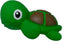 Natural Rubber Turtle Dog Toy