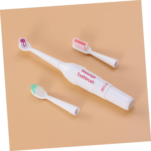 3pc Hemobllo Professional Electric Toothbrush for Pets Soft Bristles Lightweight Design for Easy Travel Gentle Cleaning
