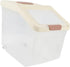 (20kg) Mumusuki Rice Storage Container, Airtight Design with Clear View and Scoop, for Dry Food Flour Pet Food