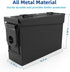 PATRON 30 Cal Ammo Can Metal 9mm Ammo Box Storage Crate for Shotgun, Rifle, Nerf Ammunition Waterproof Organizer (Black)