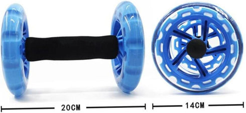Toddmomy Household Appliances Exercise Abdominal Roller Workout Roller for Abs Fitness Device, Yellow Ab Wheel